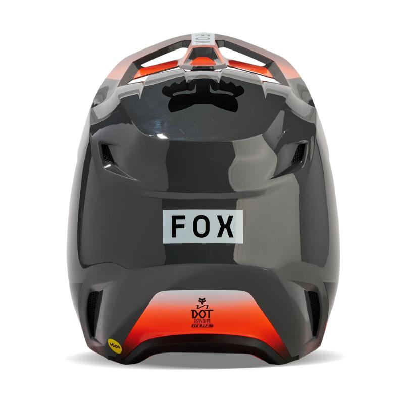 Capacete de motocross Fox Racing V1 Ballast Cinza Tamanho M
